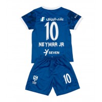 Echipament fotbal Al-Hilal Neymar Jr #10 Tricou Acasa 2024-25 pentru copii maneca scurta (+ Pantaloni scurti)